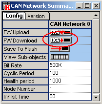 Click Download Firmware to CAN