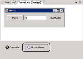 Select UpdateTimer Control