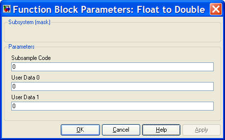 Parameters Dialog Box
