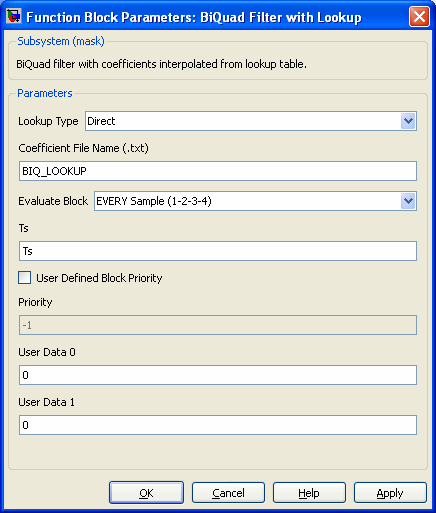 BiQuad Simulink2